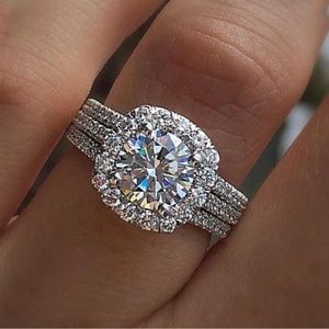 💍GORGEOUS TRIPLE BAND 925 STERLING SILVER RING